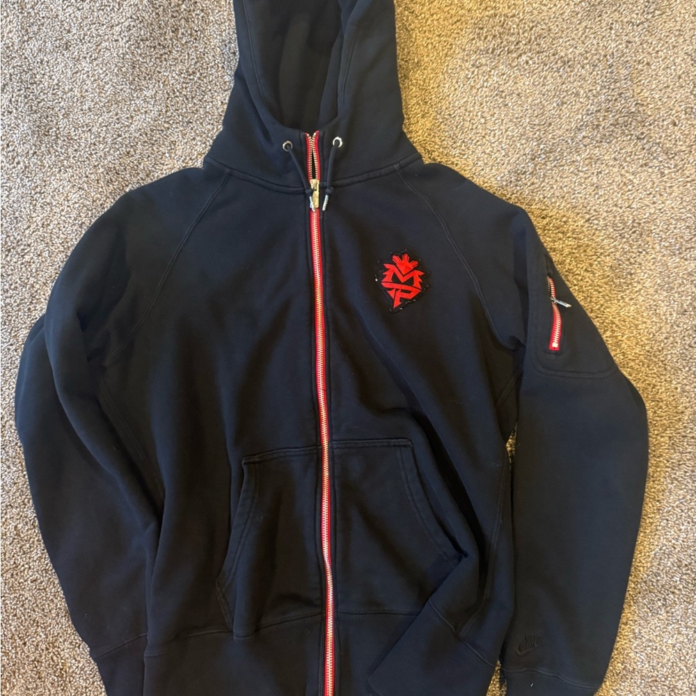 Vintage Floyd Mayweather Championship Black Nike Hoodie in excellent condition